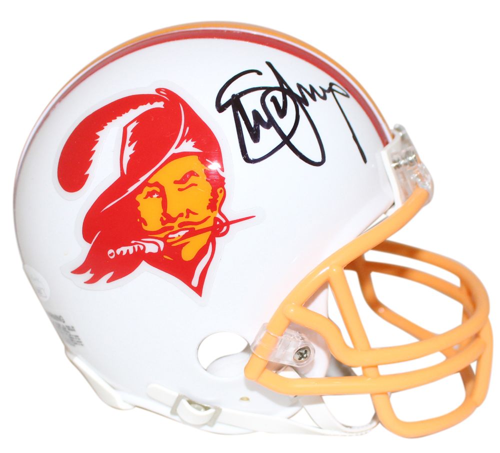 Steve Young Autographed Tampa Bay Buccaneers TB Mini Helmet JSA