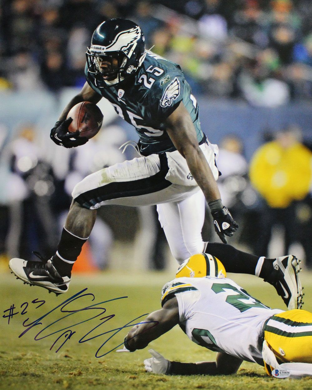 LeSean McCoy Autographed/Signed Philadelphia Eagles 16x20 Photo BAS