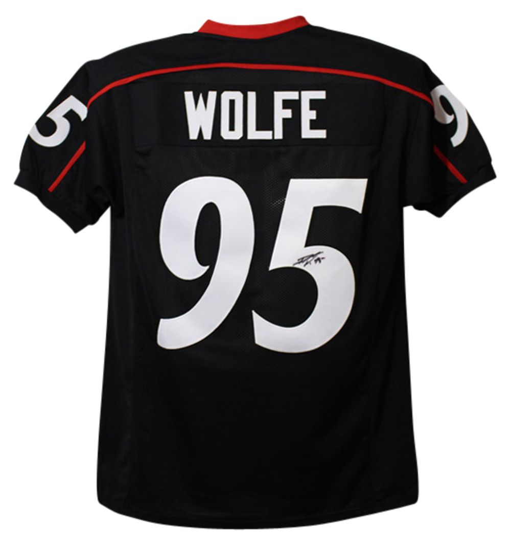 Derek Wolfe Autographed Cincinnati Bearcats black size XL Jersey