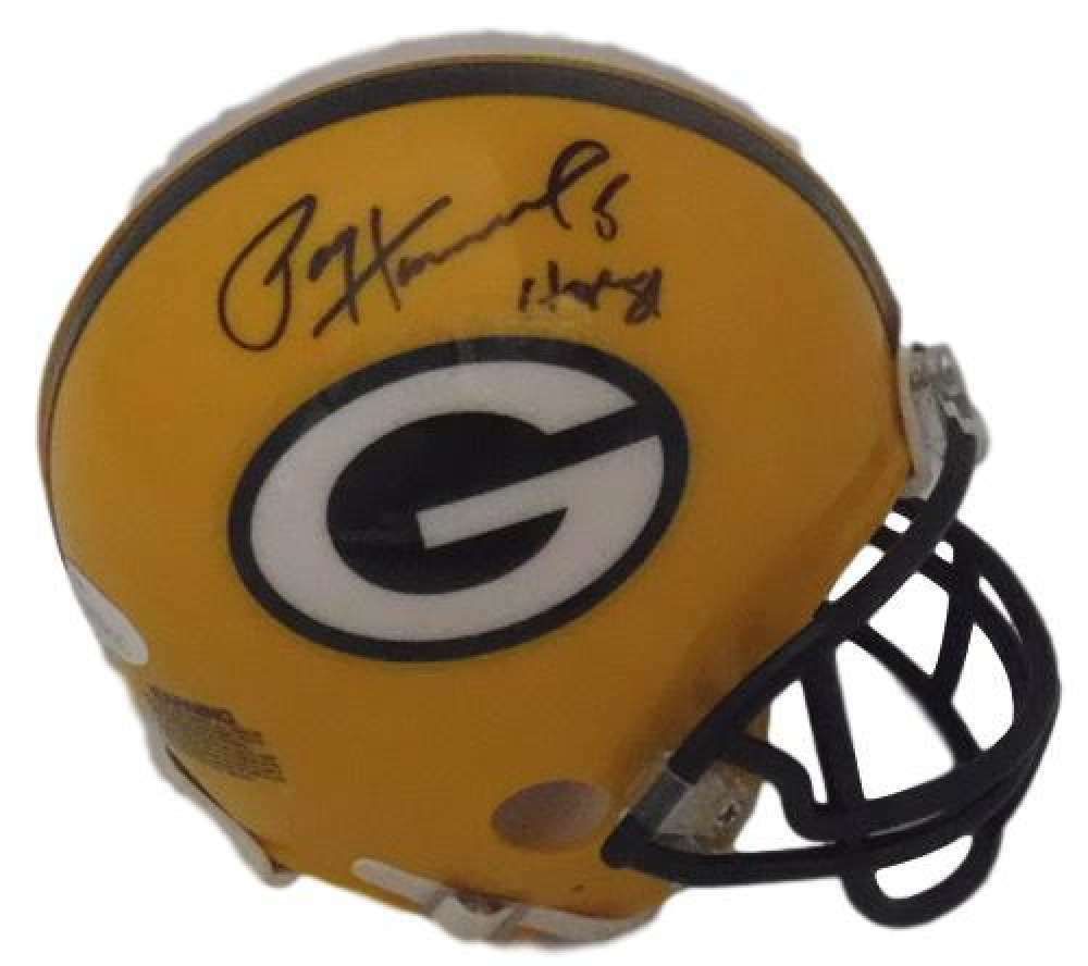 Paul Hornung Autographed Green Bay Packers Mini Helmet HOF JSA