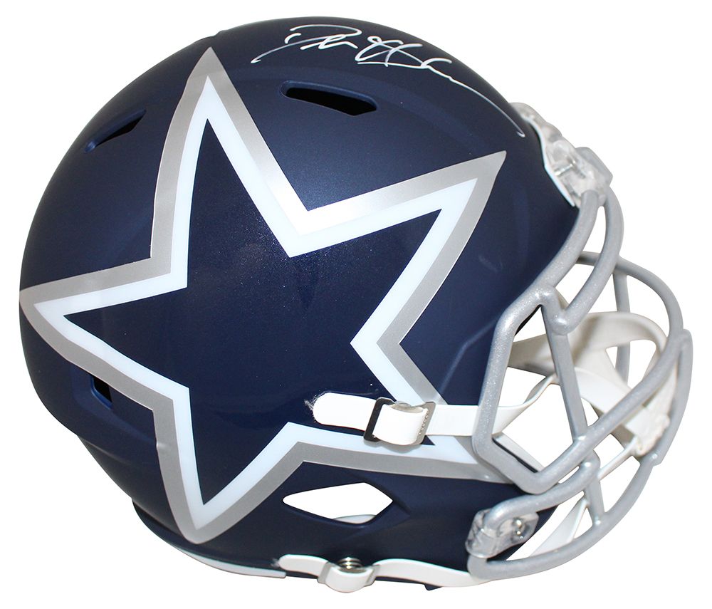 Deion Sanders Autographed/Signed Dallas Cowboys AMP Replica Helmet BAS