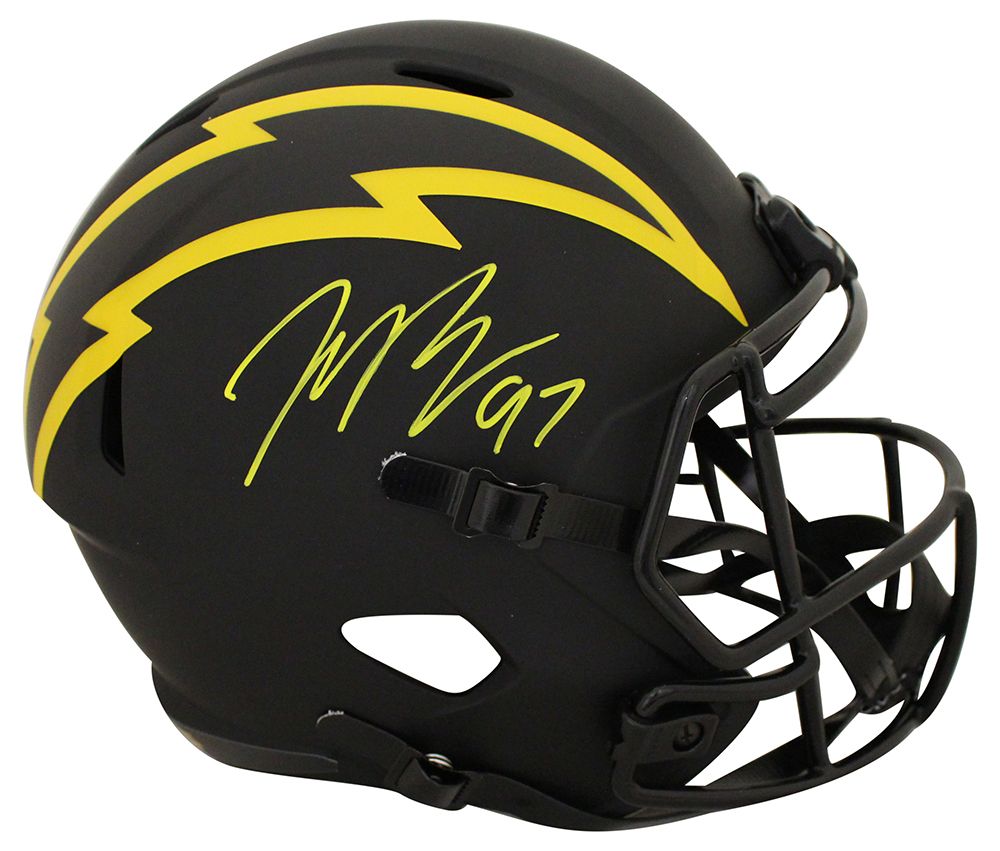Joey Bosa Autographed/Signed Los Angeles Chargers F/S Eclipse Helmet BAS