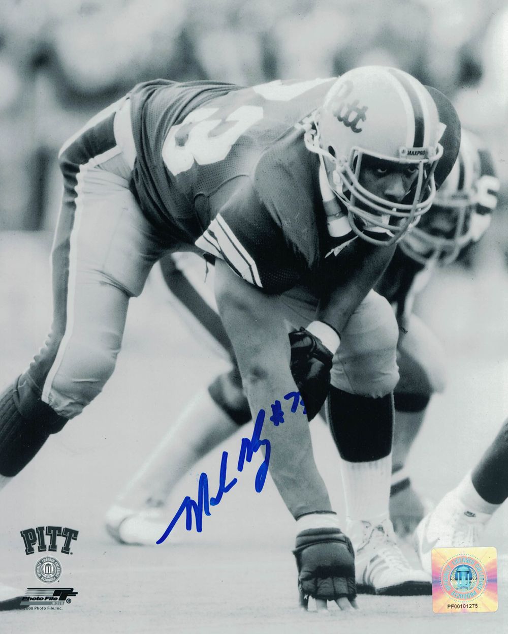 Mark May Autographed/Signed Pittsburgh Panthers 8x10 Photo