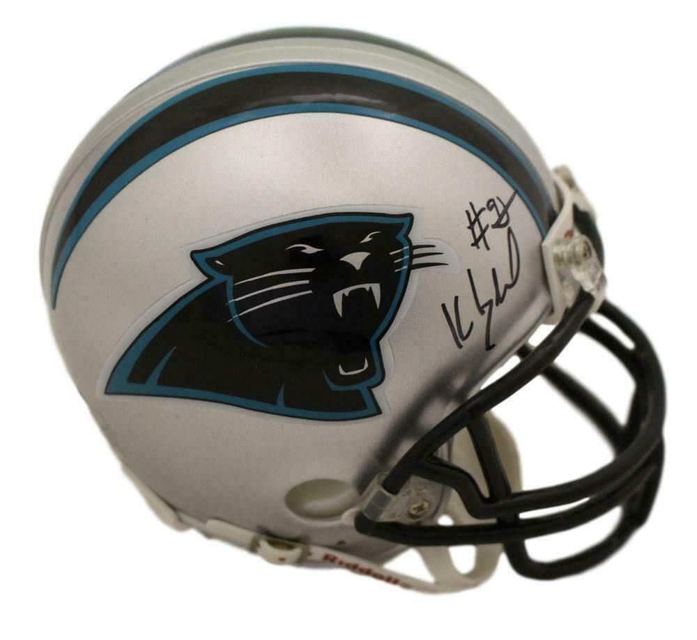 Kevin Greene Autographed Carolina Panthers Riddell mini helmet JSA