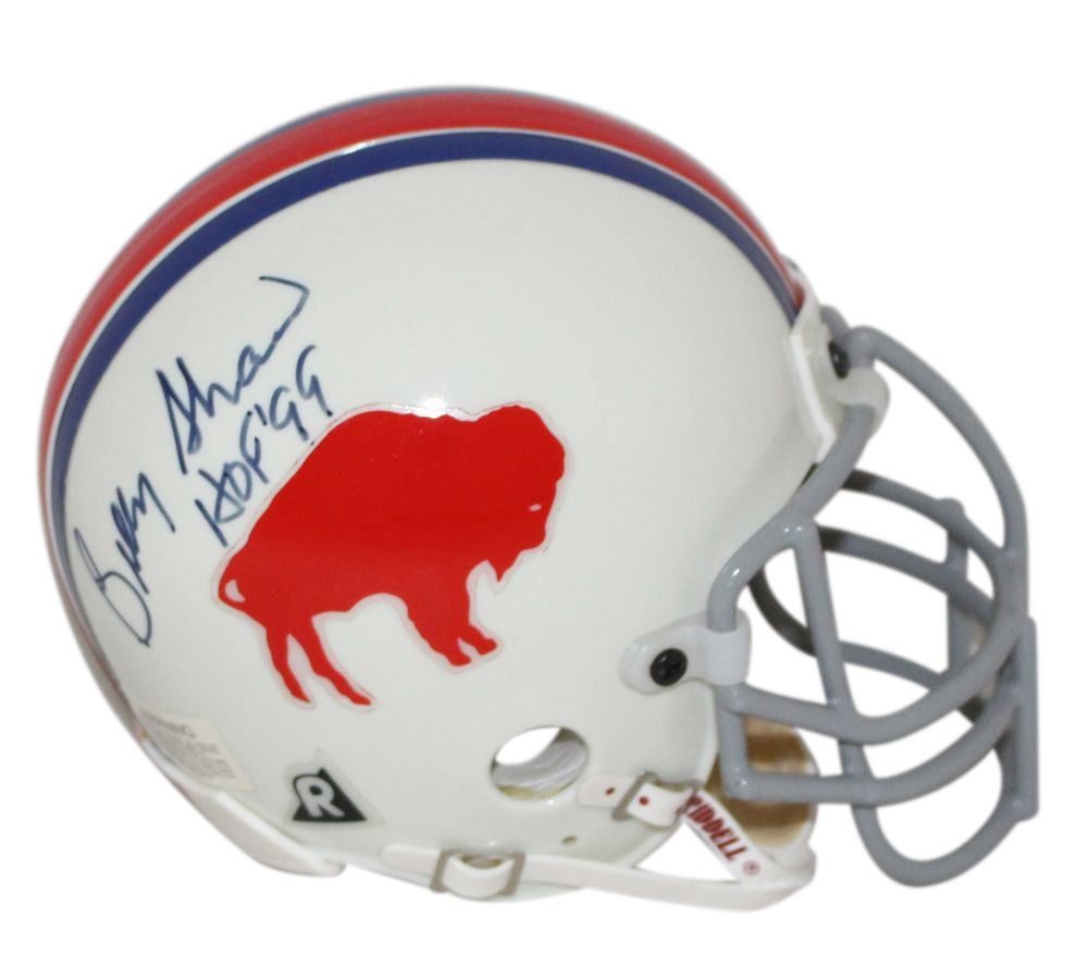 Billy Shaw Autographed Buffalo Bills Authentic Mini Helmet HOF BAS