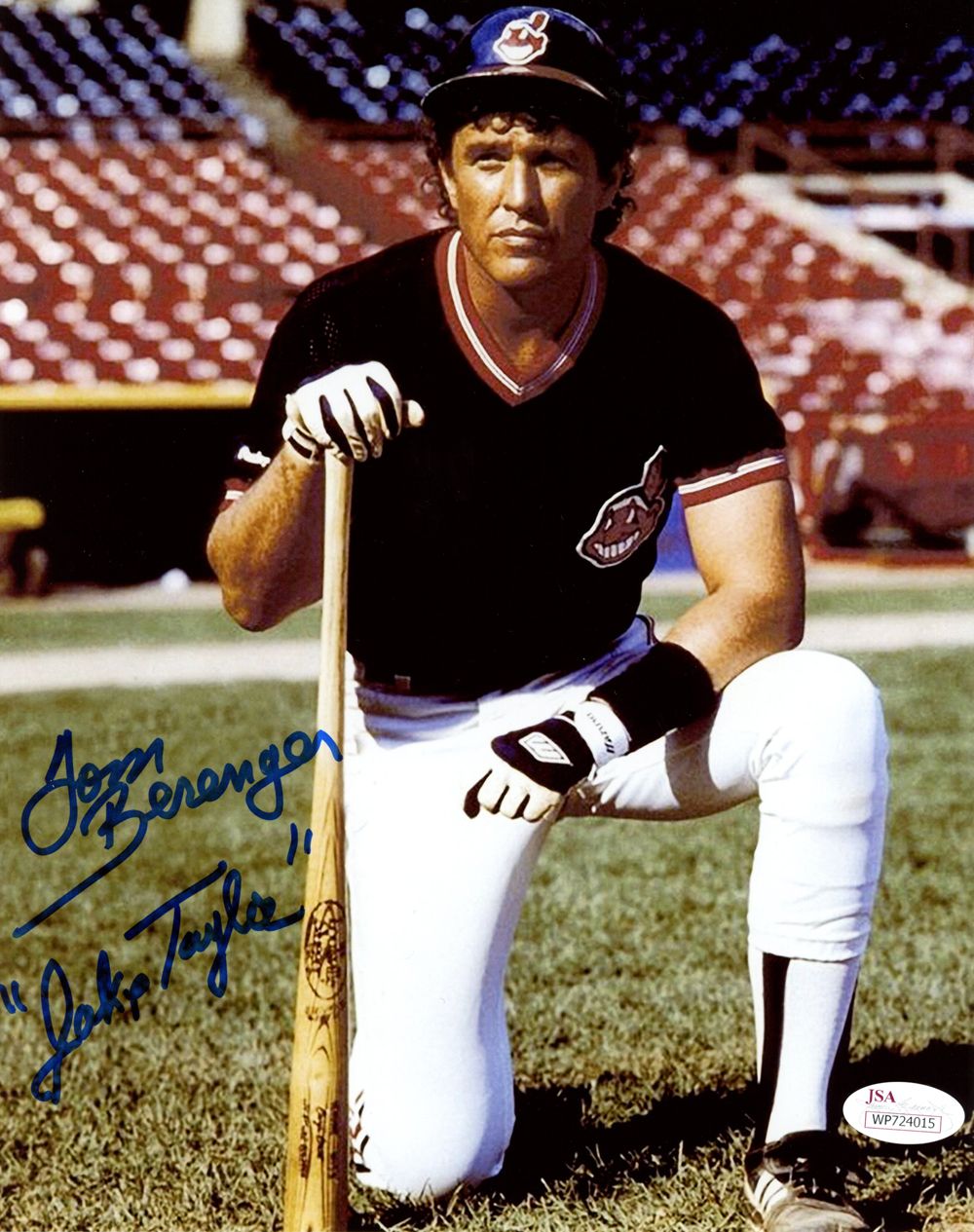Tom Berenger Autographed/Signed Major League 8x10 Photo Jake Taylor JSA