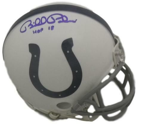 Bill Polian Autographed Indianapolis Colts Riddell Mini Helmet HOF JSA