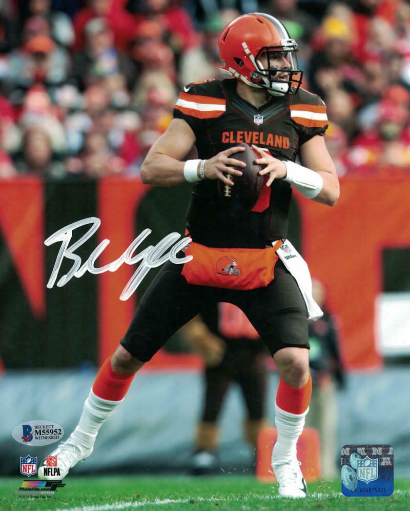 Baker Mayfield Autographed Cleveland Browns 8x10 Photo BAS