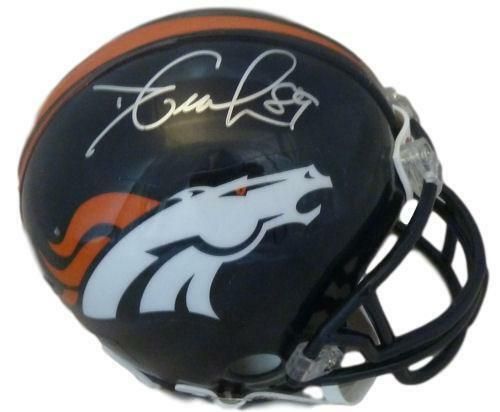 Daniel Graham Autographed Denver Broncos Mini Helemet