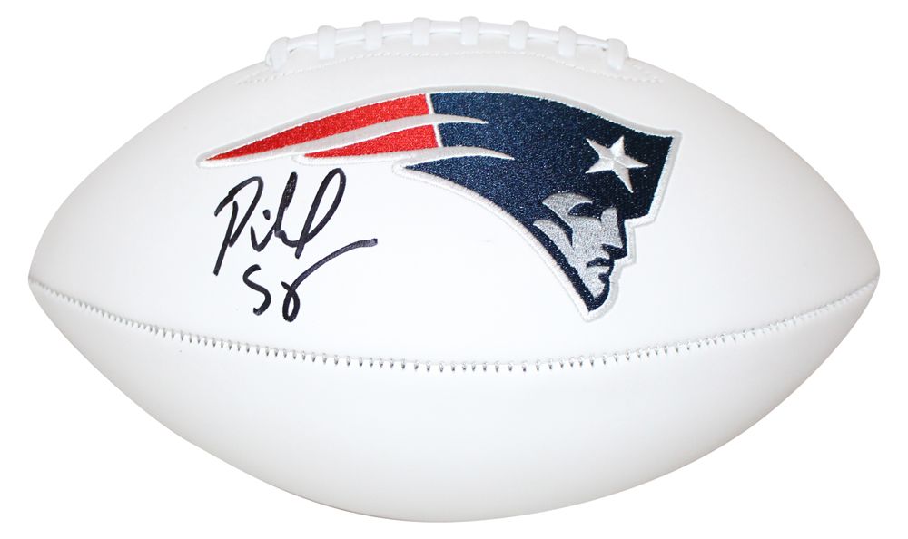 Richard Seymour Autographed New England Patriots Logo Football BAS