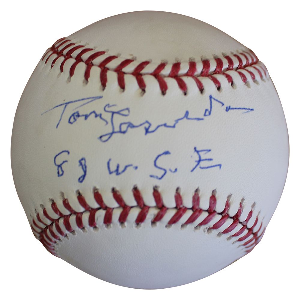 Tommy Lasorda Autographed Los Angeles Dodgers OML Baseball BAS