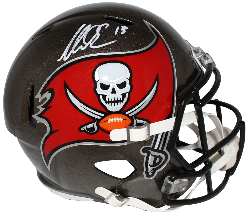 Mike Evans Signed Tampa Bay Buccaneers Spd 2020 F/S Helmet Beckett 41039