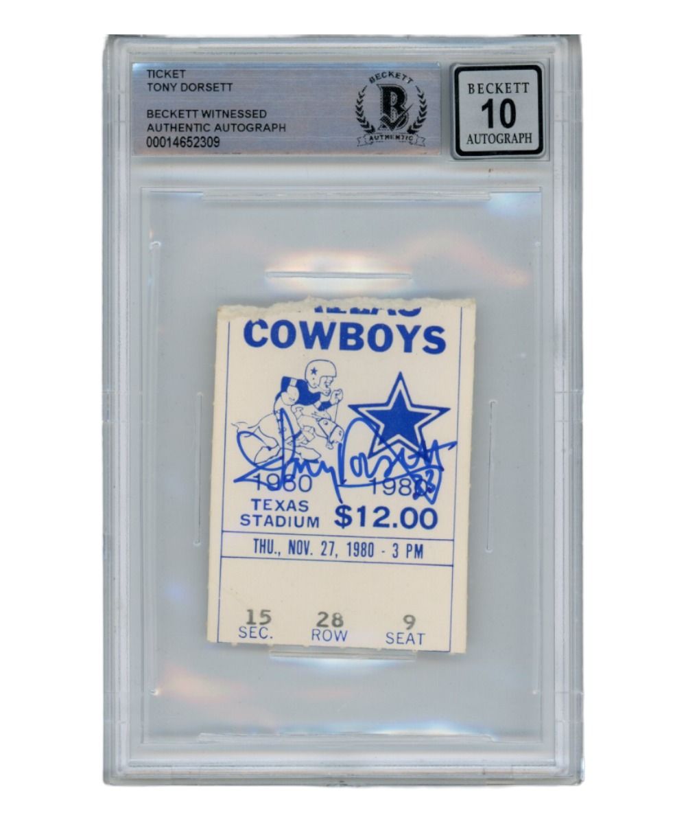 Michael Irvin Autographed/Signed 1989 Score #18 HOF Card Beckett