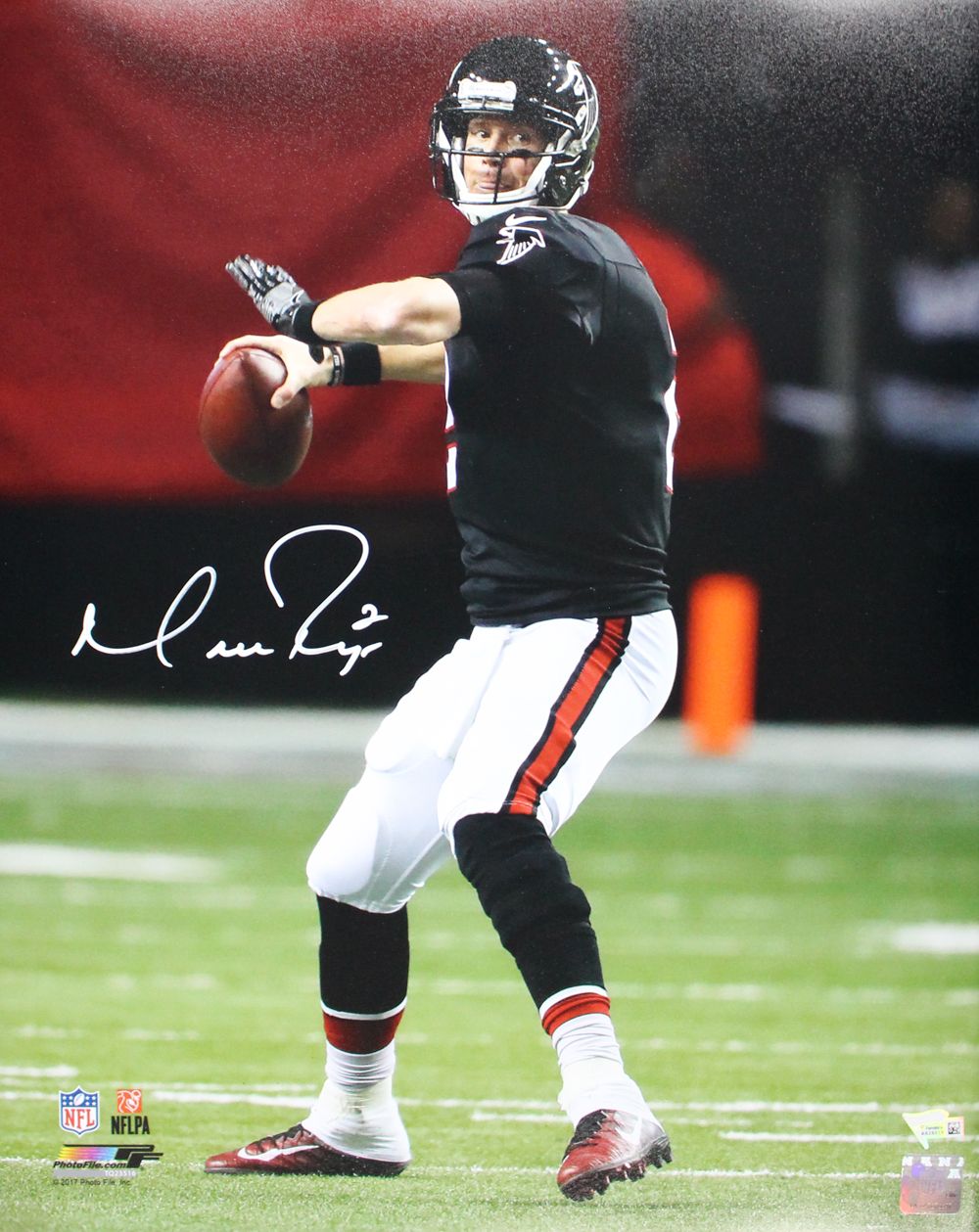Matt Ryan Autographed/Signed Atlanta Falcons 16x20 Photo FAN PF