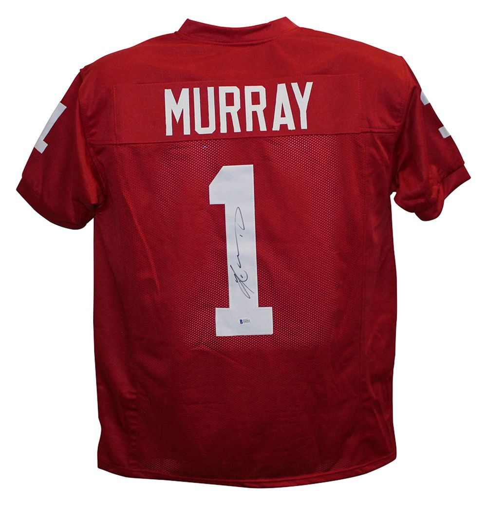 Kyler Murray Autographed/Signed Oklahoma Sooners Maroon XL Jersey BAS