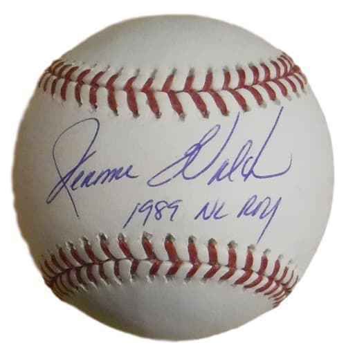 Jerome Walton Autographed Chicago Cubs OML Baseball 1989 NL ROY SGC
