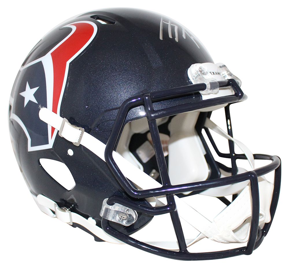 JJ Watt Autographed Houston Texans Full Size Proline Speed Helmet JSA