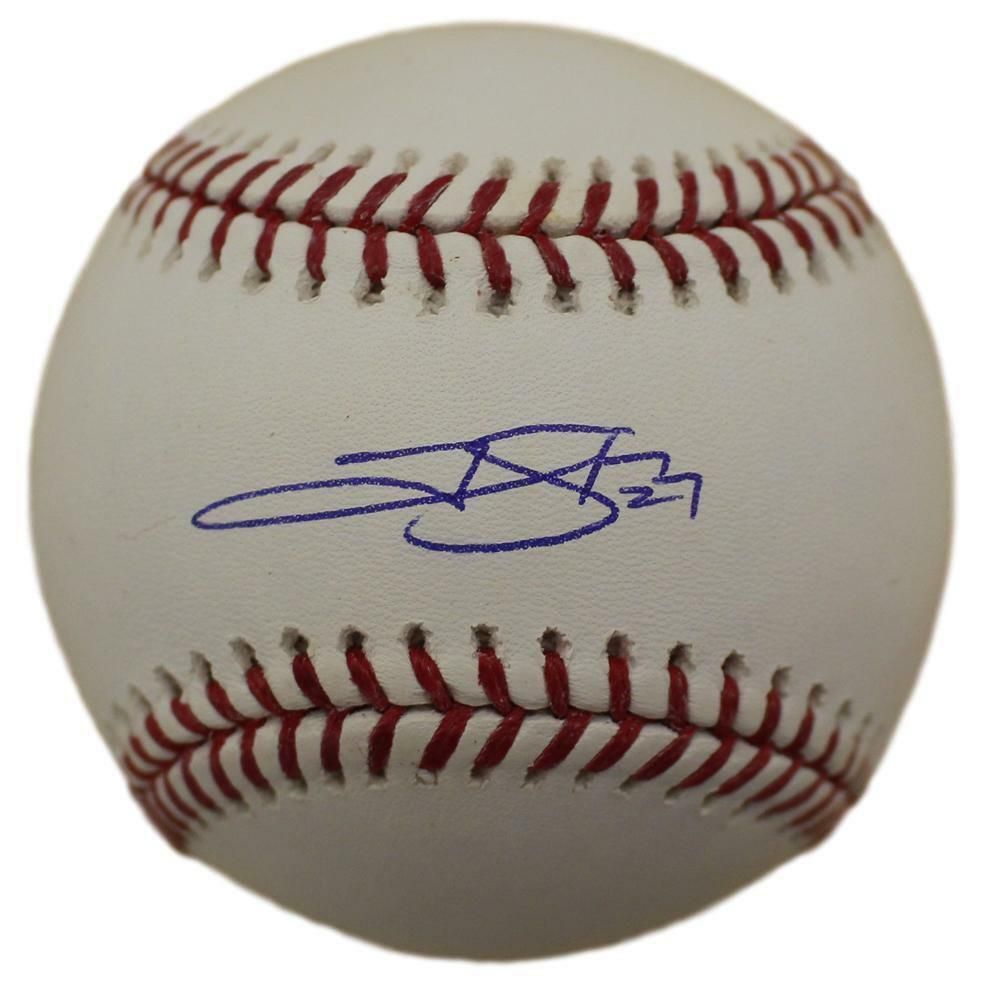 Trevor Story Autographed Colorado Rockies OML Baseball JSA