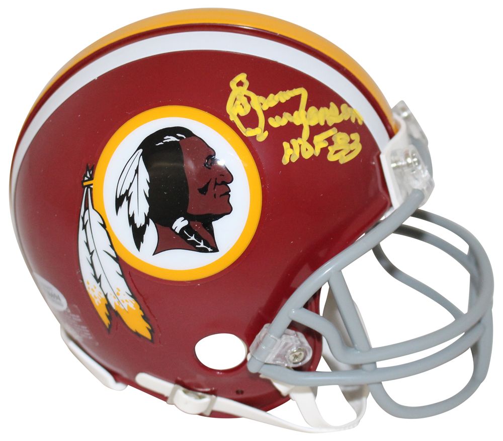 Sonny Jurgensen Autographed Washington Redskins Mini Helmet HOF BAS