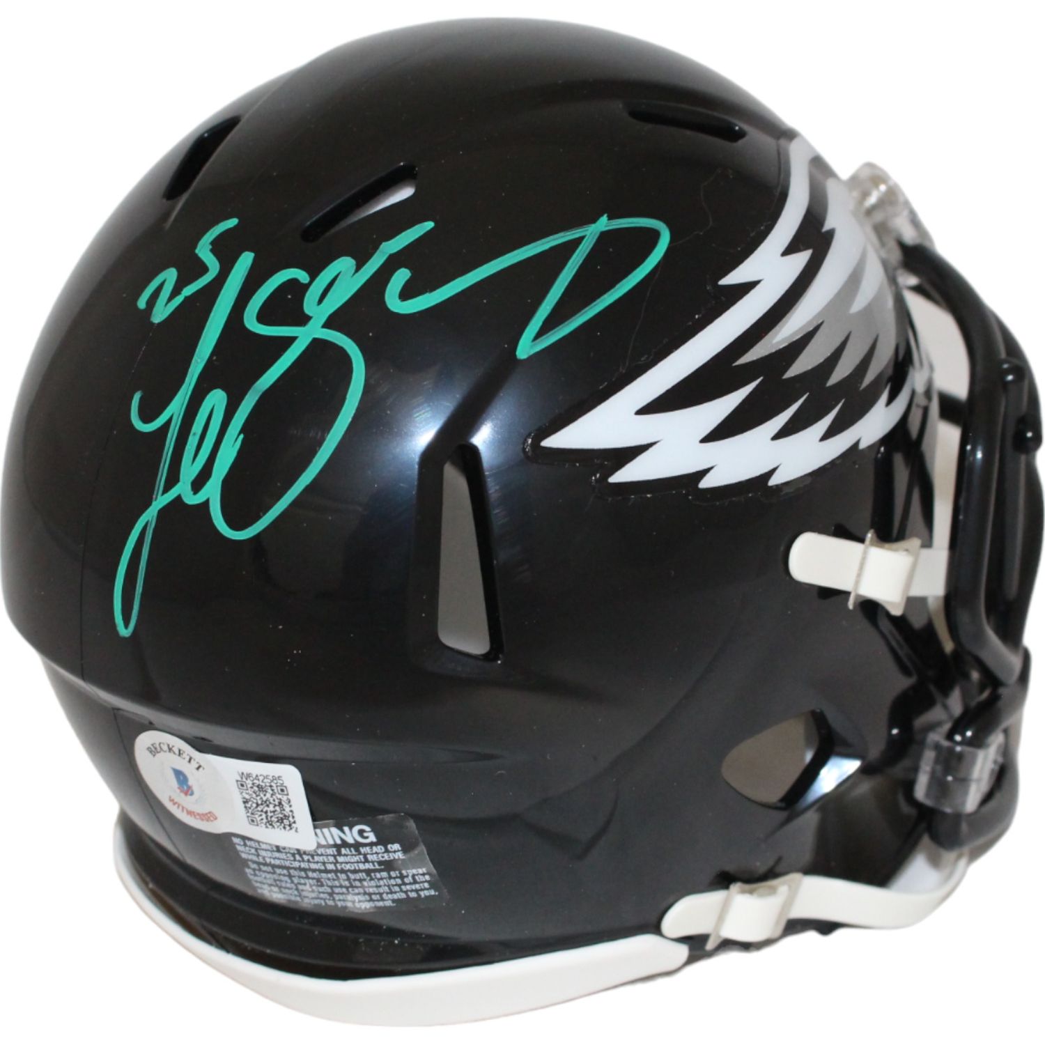 Lesean McCoy Signed Philadelphia Eagles 22 Alt Mini Helmet Beckett