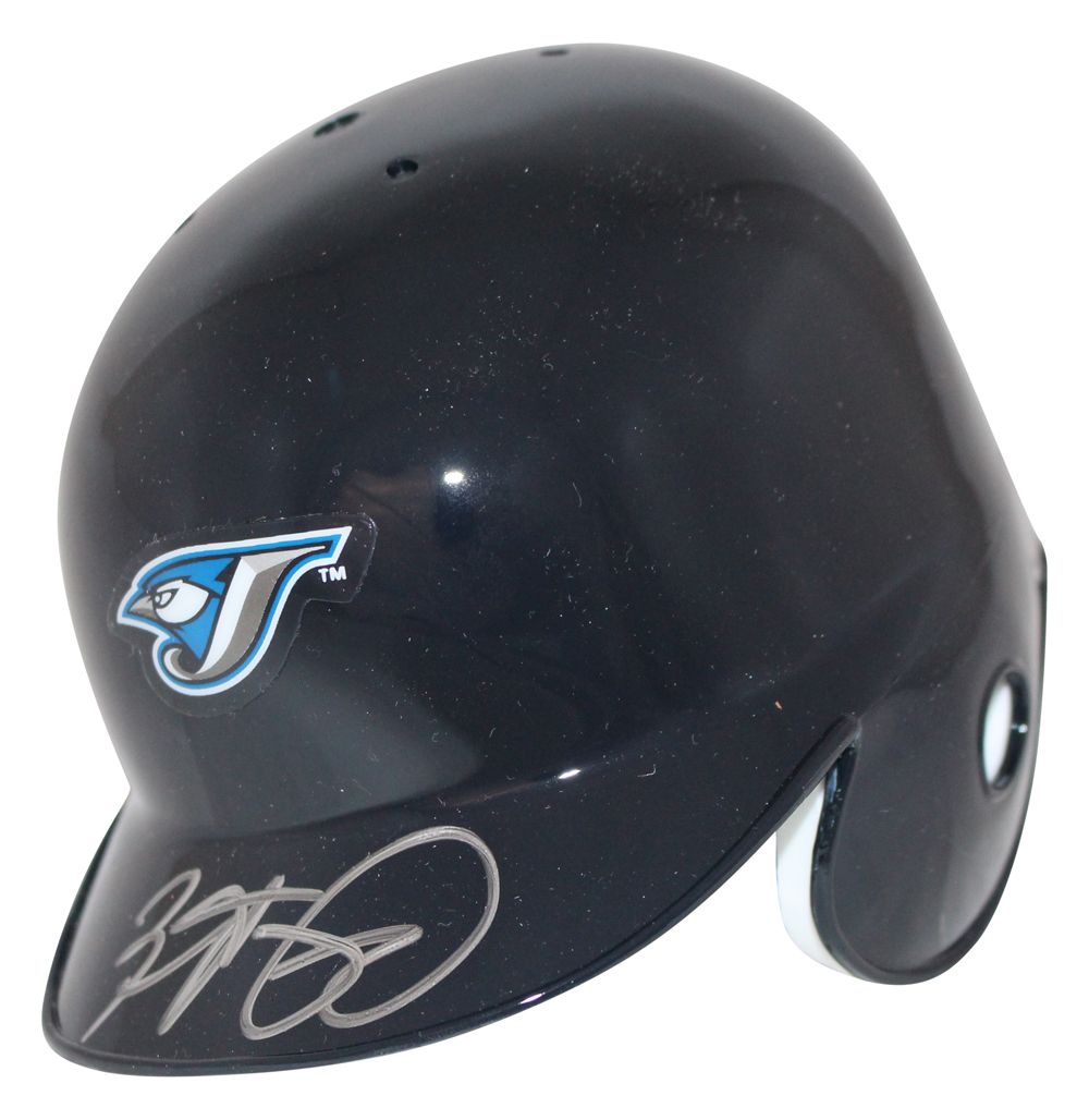 Brett Lawrie Autographed/Signed Toronto Blue Jays Mini Batting Helmet BAS
