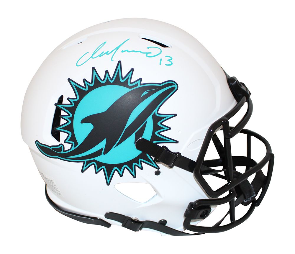 Dan Marino Autographed Miami Dolphins Authentic Lunar Speed Helmet BAS