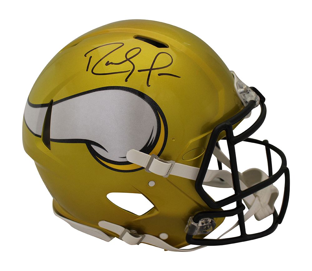 Randy Moss Autographed Minnesota Vikings Authentic Flash Helmet Beckett