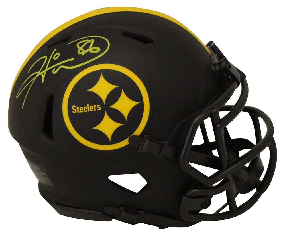 Hines Ward Autographed Pittsburgh Steelers Eclipse Mini Helmet BAS