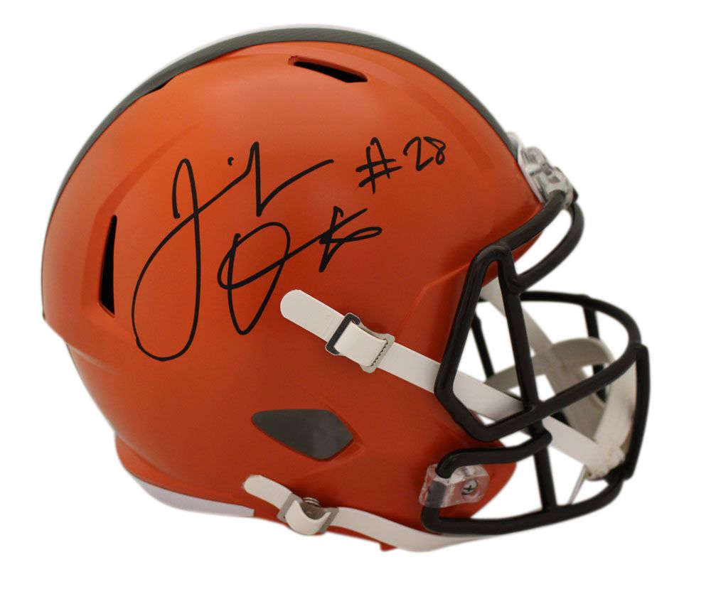 Jeremiah Owusu-Koramoah Signed Cleveland Browns F/S Speed Helmet BAS