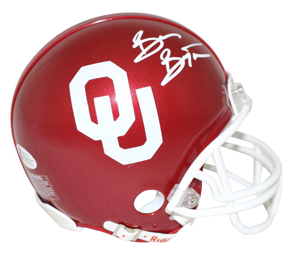 Brian Bosworth Autographed/Signed Oklahoma Sooners Mini Helmet BAS