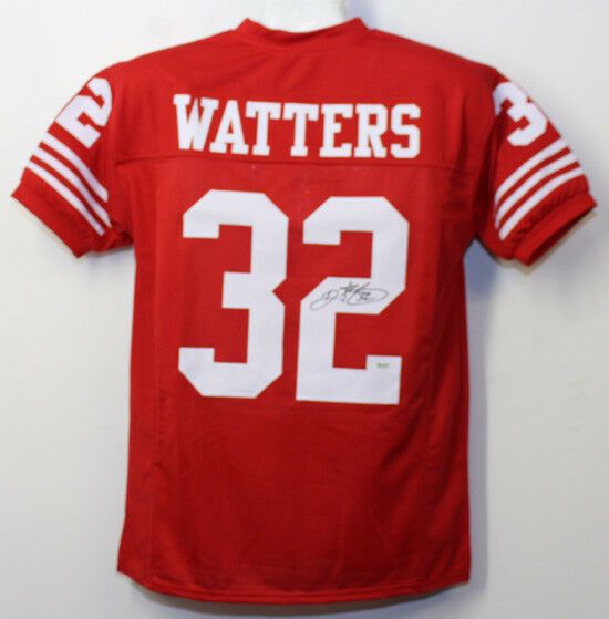 Ricky Watters Autographed San Francisco 49ers red size XL Jersey SGC