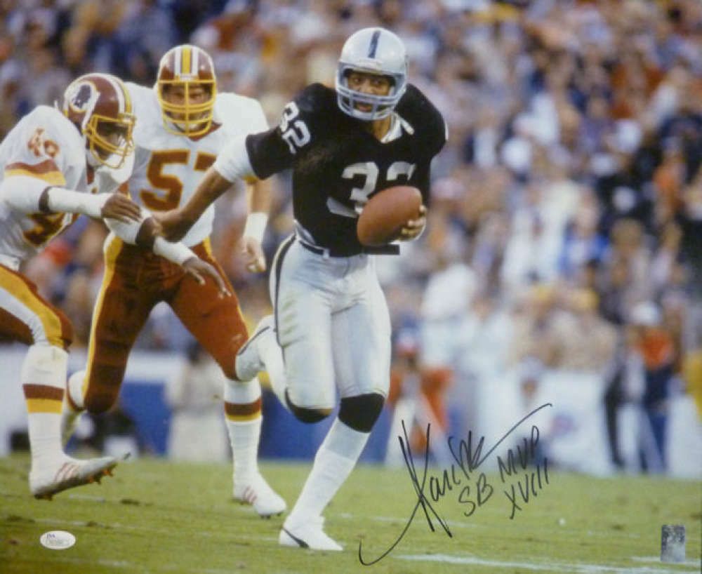 Marcus Allen Autographed Oakland Raiders 16x20 Photo w/SB XVIII MVP JSA