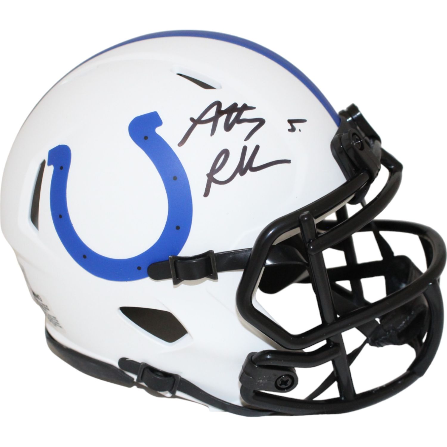 Anthony Richardson Signed Indianapolis Colts Lunar Mini Helmet FAN