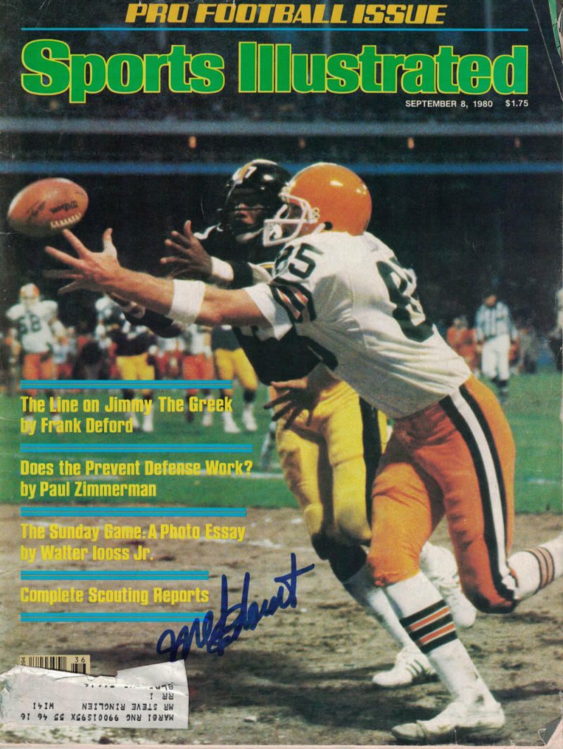 Mel Blount Autographed Pittsburgh Steelers Sports Illustrated 9/8/80 JSA