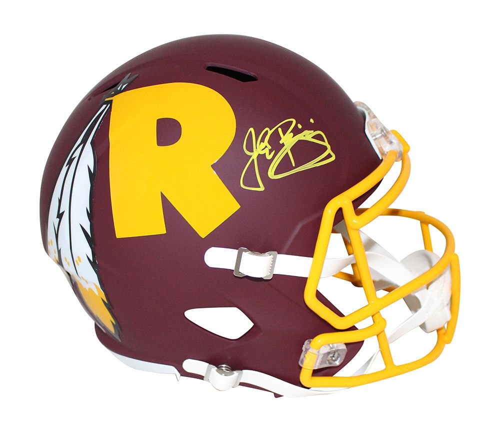 John Riggins Autographed/Signed Washington Redskins F/S AMP Helmet BAS