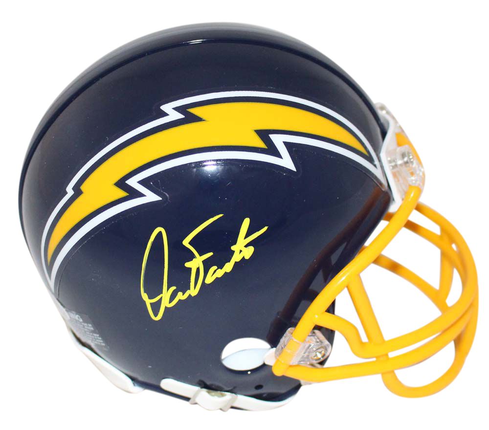 Dan Fouts Autographed/Signed San Diego Chargers Mini Helmet BAS