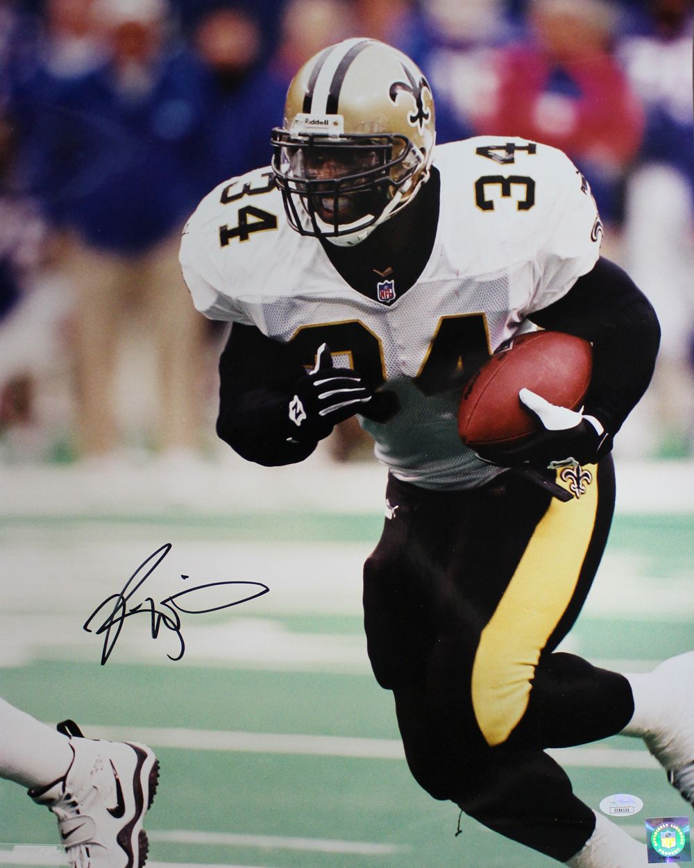 Ricky Williams Autographed/Signed New Orleans Saints 16x20 Photo JSA