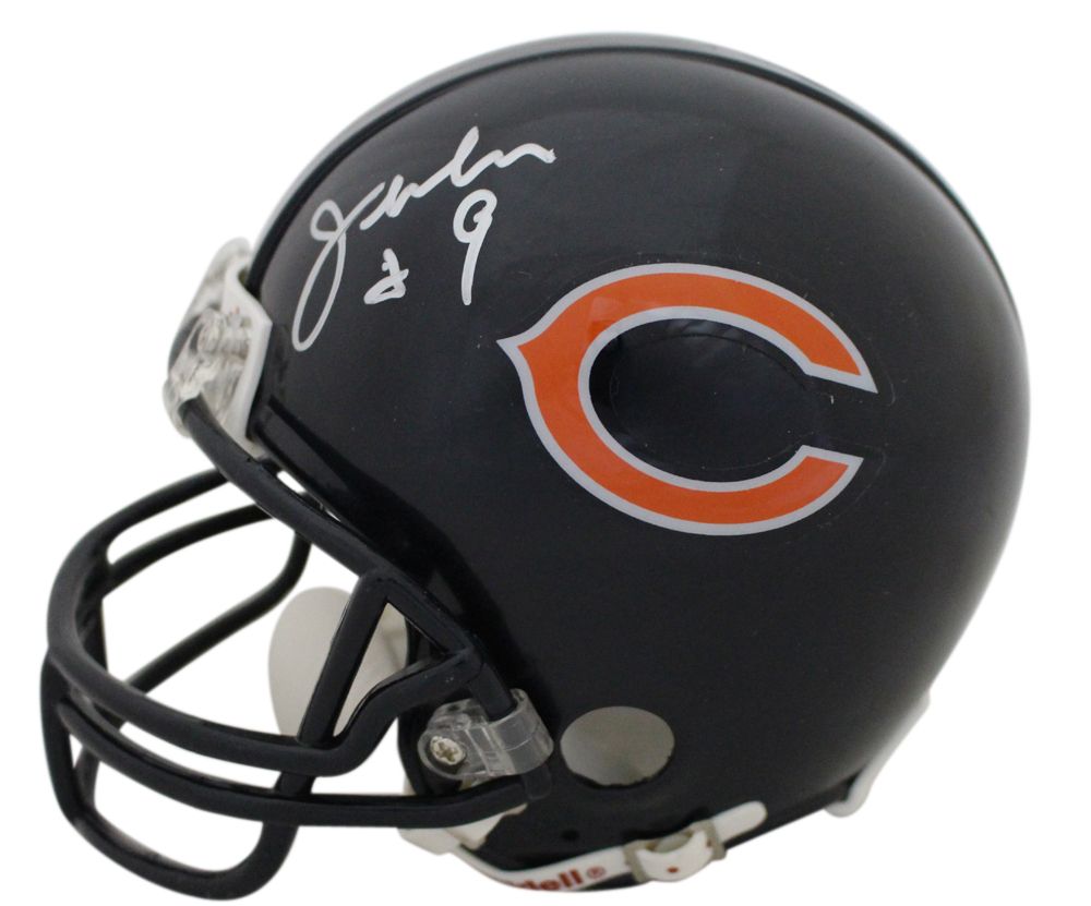 Jim McMahon Autographed/Signed Chicago Bears Mini Helmet JSA