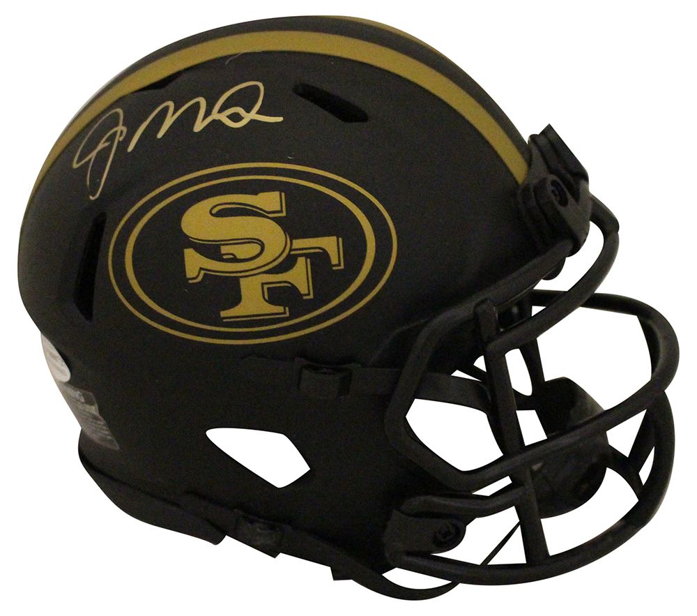 Joe Montana Autographed San Francisco 49ers Eclipse Mini Helmet BAS
