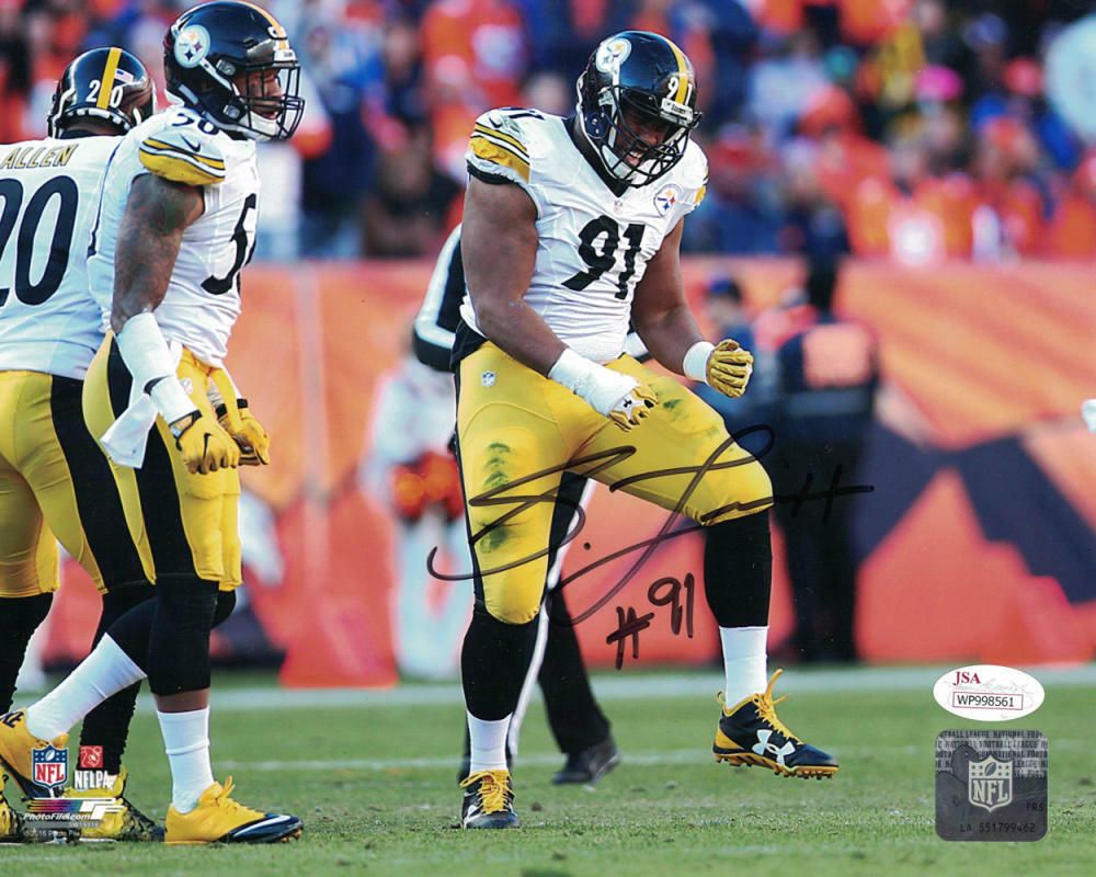 Stephon Tuitt Autographed Pittsburgh Steelers 8x10 Photo JSA