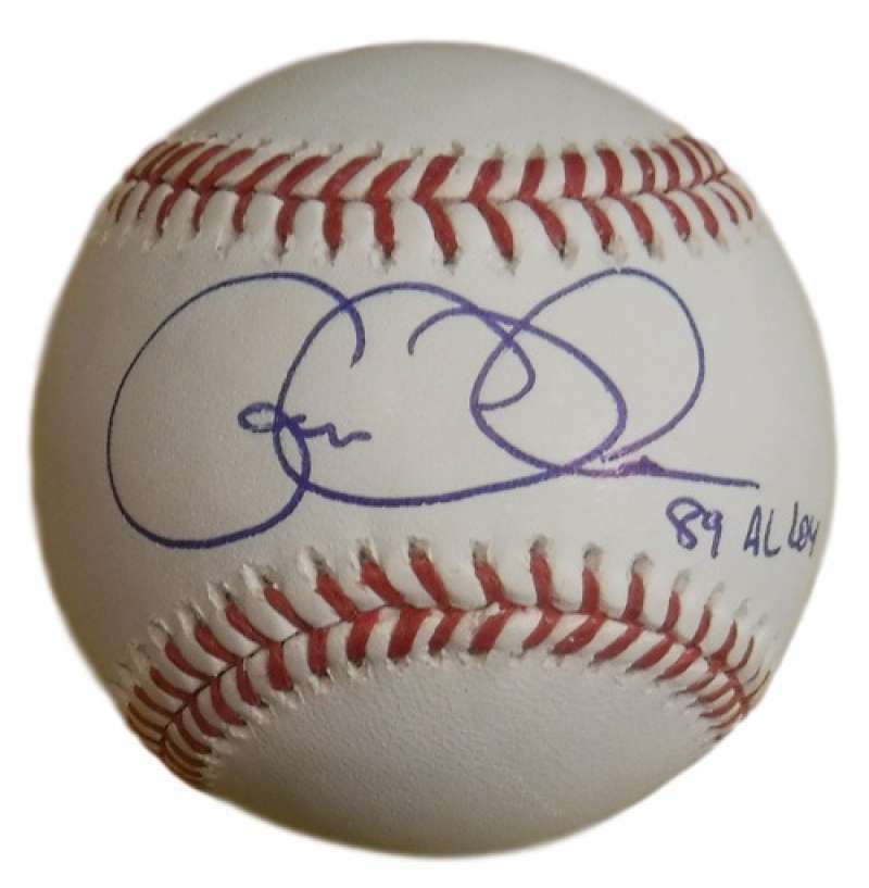 Gregg Olson Autographed Baltimore Orioles OML Baseball 89 AL ROY JSA