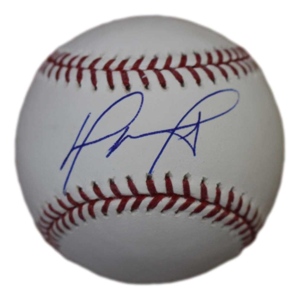 David Ortiz Autographed/Signed Boston Red Sox OML Baseball BAS