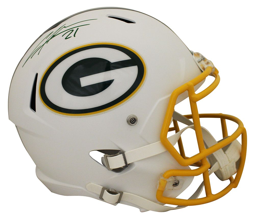 Charles Woodson Autographed Green Bay Packers F/S Flat White Helmet JSA