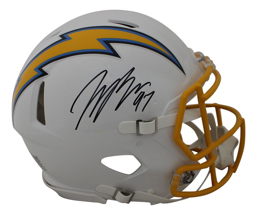 Joey Bosa Autographed Los Angeles Chargers Authentic Speed Helmet JSA