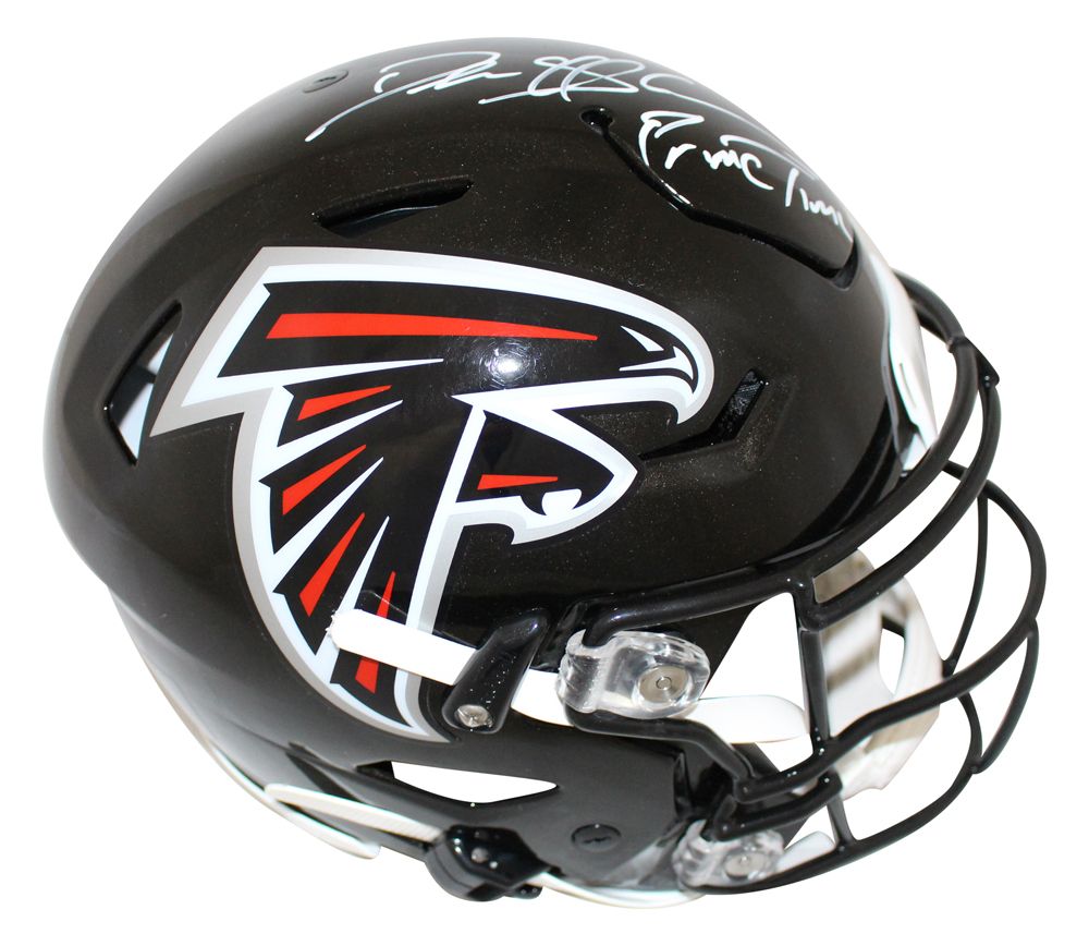 Deion Sanders Autographed Atlanta Falcons Authentic Speed Flex Helmet BAS