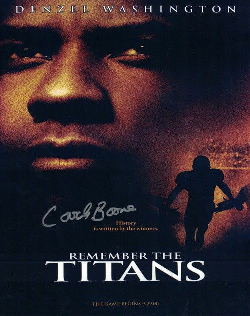 Herman Boone Autographed T.C. Williams High School Remember The Titans 8x10 photo