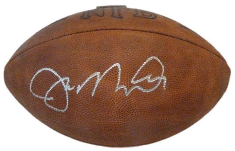 Joe Montana Autographed San Francisco 49ers Official Wilson Football (N/O) JSA