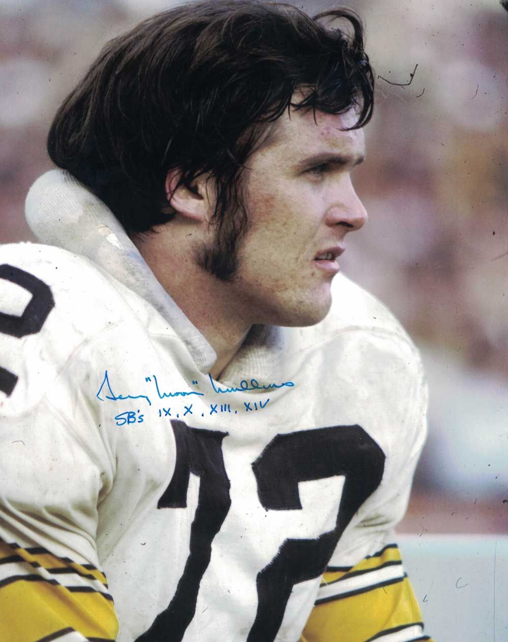 Gerry Moon Mullins Autographed/Signed Pittsburgh Steelers 8x10 Photo SB