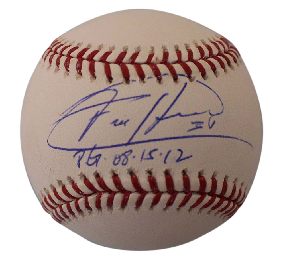 Felix Hernandez Autographed Seattle Mariners OML Baseball PG JSA