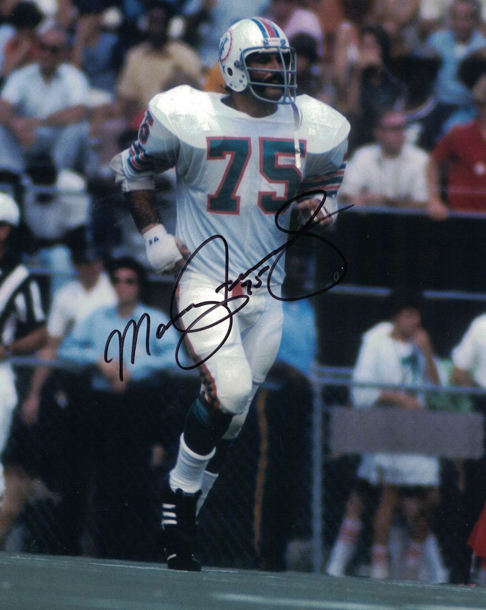 Manny Fernandez Autographed/Signed Miami Dolphins 8x10 Photo